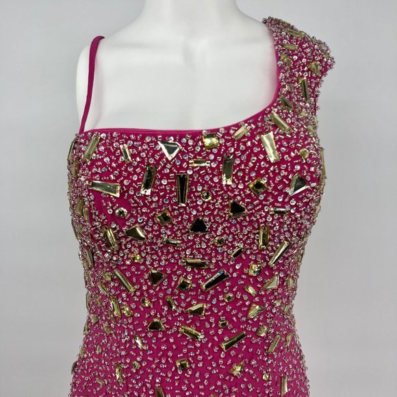 Vintage Gorgeous Formal Event Maxi Gown Pink 0 - Picture 4 of 14